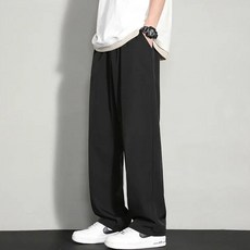Goodif 男士輕量涼感直筒運動鬆緊長褲