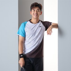 YONEX 男士羽毛球T恤 211TS007M