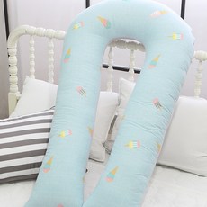 boneve U 型冰淇淋半微棉枕, 薄荷