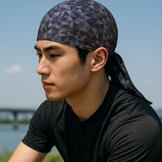 ONEARDOR 涼感多功能頭巾, 2個, 黑色