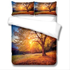 彩色印花被套枕套組 A_RD_213