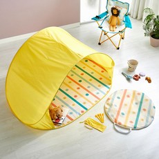 모던하우스 자외선차단 방수 원터치 그늘막텐트 145 x 100 x 80 cm, 1인용, 써니옐로우