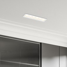 Wonha LED DS Leuki 無邊框嵌入式燈 6燈 7W 無頻閃 自然白光, 白色, 1個