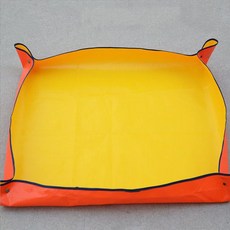 植物種植園藝地墊 銅扣 黃色, 1個