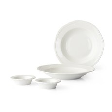 Prelude Neobone Simple Line 意大利面球 2p + Simple Line 醬汁球 2p, 白色的, 意大利面球 2p + 醬汁球 2p