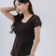 라라슬림 실크 코튼 티블라우스