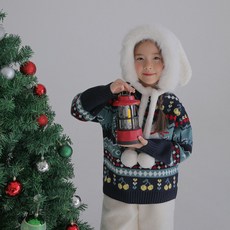 YouIt 女童愛麗絲夢遊仙境兔子針織衫