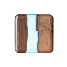 復古混合木質托盤 正方形, 混色
