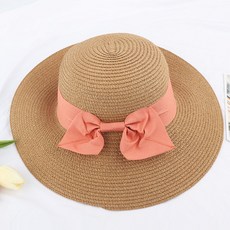 롸잇나우 플로피 미뇽 리본 라피아햇