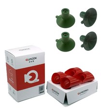 SAEM AQUA QUACOK 海綿過濾器出水口 紅色 一般 + 吸盤 4p 組, 1套