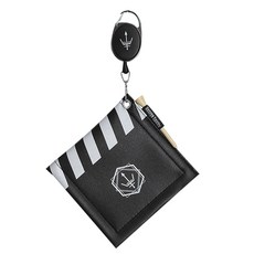 George Spirits 高爾夫毛巾Reel鐵絲球清潔器, 黑色