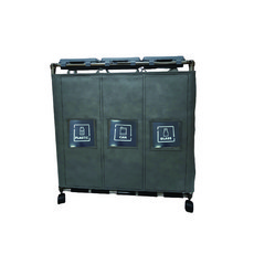 Decozin Duo分類回收箱 不織布, 灰色, 3個