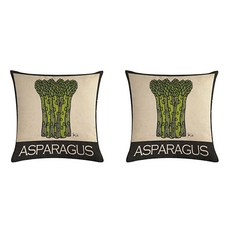 青翠新鮮蔬菜系列室內裝飾抱枕套 2件組