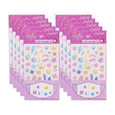 STUDIO EIGHT 口罩裝飾貼紙, 珠寶款, 10張