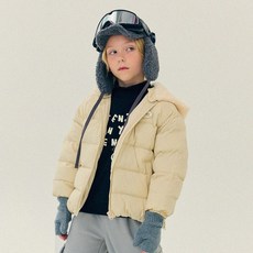 올리반 남아용 베어 후드 점퍼