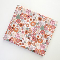 COTTONVILL 復古花園30支純棉布料, 1個, 單色