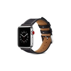 IAMPANDA Apple Watch Single Tour 皮革錶帶 38/40mm, 黑色