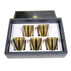 Bestom優質燒酒杯, 鍍鈦, 5個