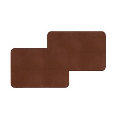 쏘컴퍼니 一鍵式人造皮革修補貼紙 2入, 棕色(2RA3607)