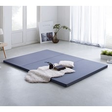 하포스 3단 접이식 마블텍스 토퍼 매트리스, 차콜, 50mm