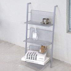 EVER HOUSE 雜誌架 書塔 立式 壁掛層架, 銀色, 3層