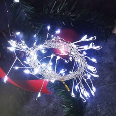 21C Trend 鞭炮蜈蚣造型電線燈串 600燈, 銀色(電線), 白色(燈光), 1個