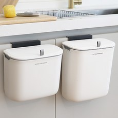DALPAENGI LIVING Poubelle de Maman 掛式滑蓋垃圾桶 2件組, 白色