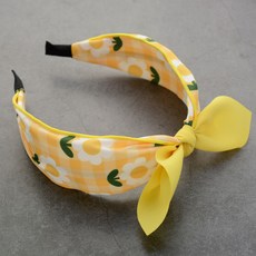 HanNal 兒童花朵方巾髮帶