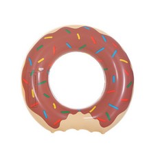 Solid Room成人用戲水圓形甜甜圈設計泳圈, 1個, 棕色