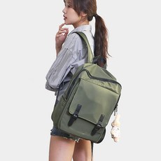 Lulubag Happening 防水休閒後背包, 卡其色