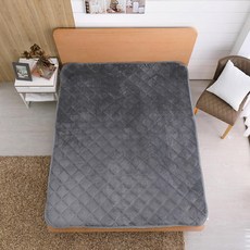 Hong Yew Bedding 鴻宇寢飾 保暖墊 SUPERHOT科技發熱 雙人加大保暖墊, 沉穩灰