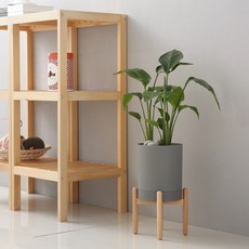 esopoom 素色室內花盆 05399A, 灰色, 1個