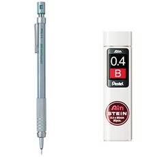 Pentel 飛龍文具 Graph Gear 500 PG514 自動鉛筆 + Ain STEIN B 自動鉛筆芯套組, 0.4mm, 1個