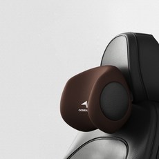 Ez2mk 차량용 MS-60 서라운드 케어 프리미엄 목쿠션, 브라운, 1개