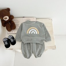 Bebeniz 兒童針織點綴休閒上下套裝