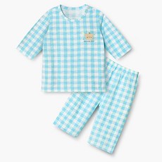 unifriend 兒童星星熊七分棉質家居服套裝