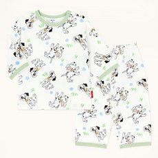 mollimelli friends 兒童款迪士尼101忠狗絨毛寬鬆版家居服上下裝套組