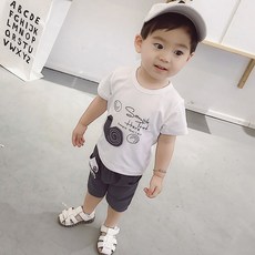 베베니즈 남아용 입체 달팽이 상하의 세트