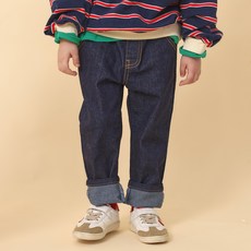 兒童款Tey刷毛保暖丹寧褲