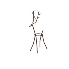 Uwadam鹿花盆架 鹿 C, 黑色