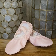 女童款緞帶之路馬術珍珠亮面芭蕾舞鞋