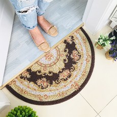 歐式風格大理石半圓形設計地墊, 08