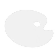 ADICO 透明壓克力調色盤, 1個, 單品