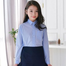 잭키드 여아용 긴팔 와이셔츠