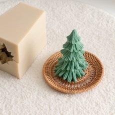 AngleThing 聖誕小樹矽膠模具雙面定型2p, 單色