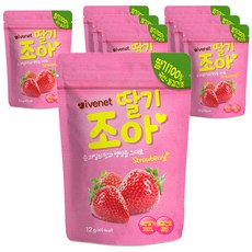 韓國 ivenet 乾燥水果片 草莓, 12g, 8包
