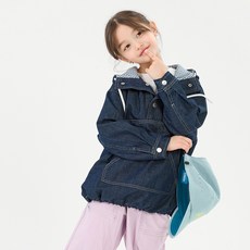 jkids 女童 Regen 連帽牛仔套頭風衣 J8561