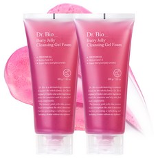 Dr.Bio 莓果果凍潔面凝膠泡沫, 200g, 2個
