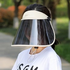 리버폭스 여성용 와이드 선캡, 바닐라베이지, 1개