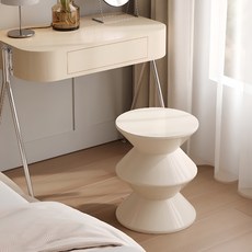 모코아 모래시계 스툴 3단, 화이트, 1개